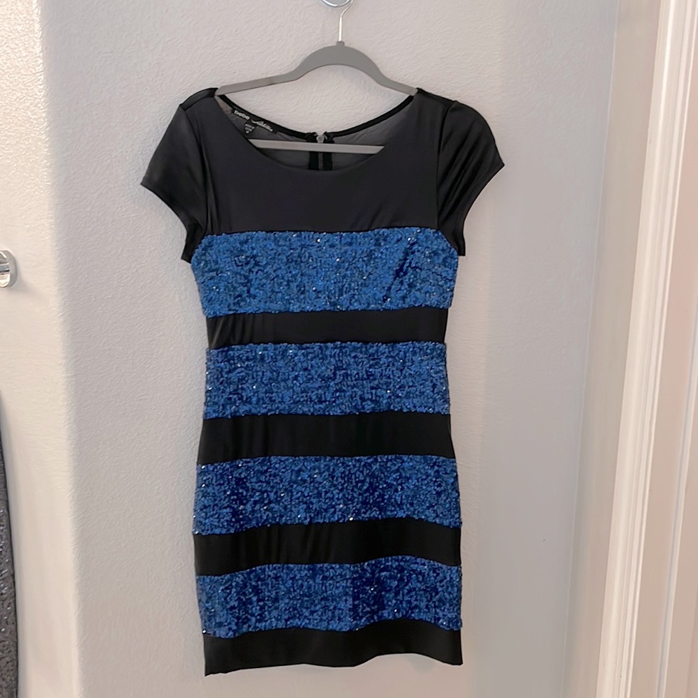 Bebe sequin cocktail dress.